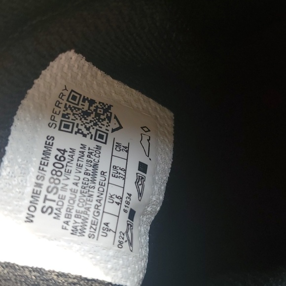 Sperry boots women's size 7 black duck flat zip zippered water resistant - Picture 8 of 12